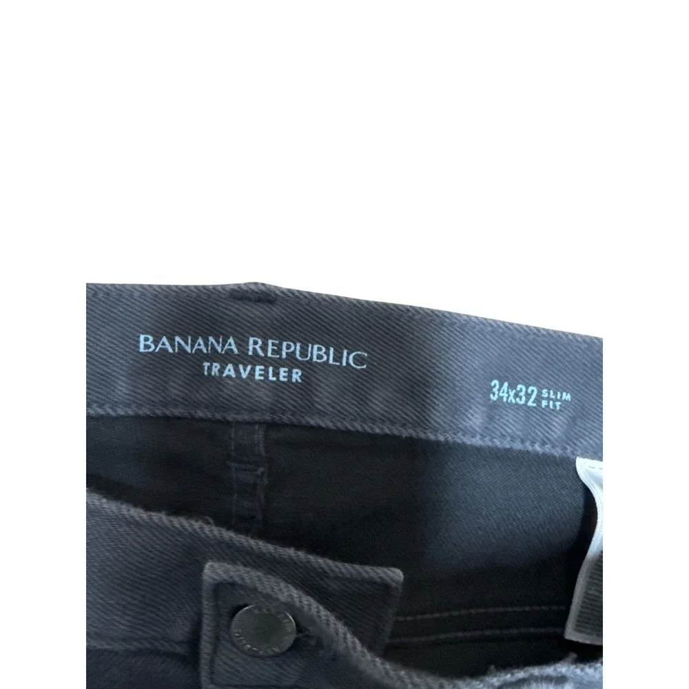 Banana‎ Republic (Dark Gray) Traveler Jeans Mens 34x32